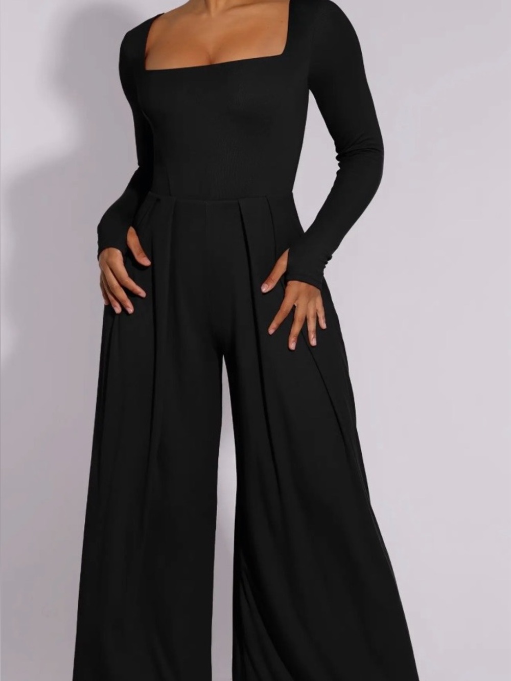 Shapellx Square Neckline Built-In
Shaping Jumpsuit